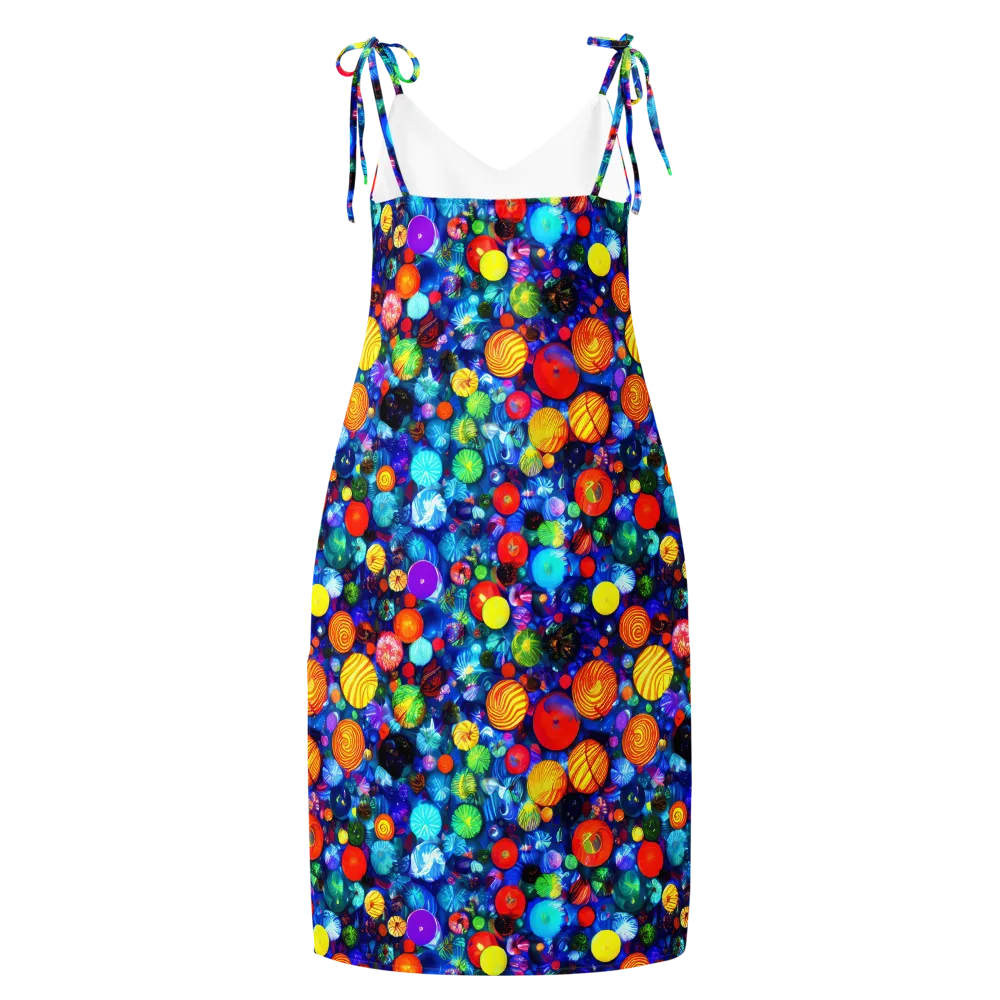 Chroma Dazzle on Slip Dress — Back