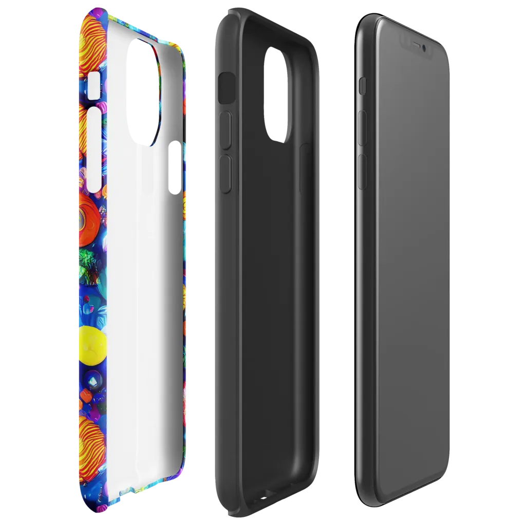 Chroma Dazzle on Tough Case for iPhone® — Right