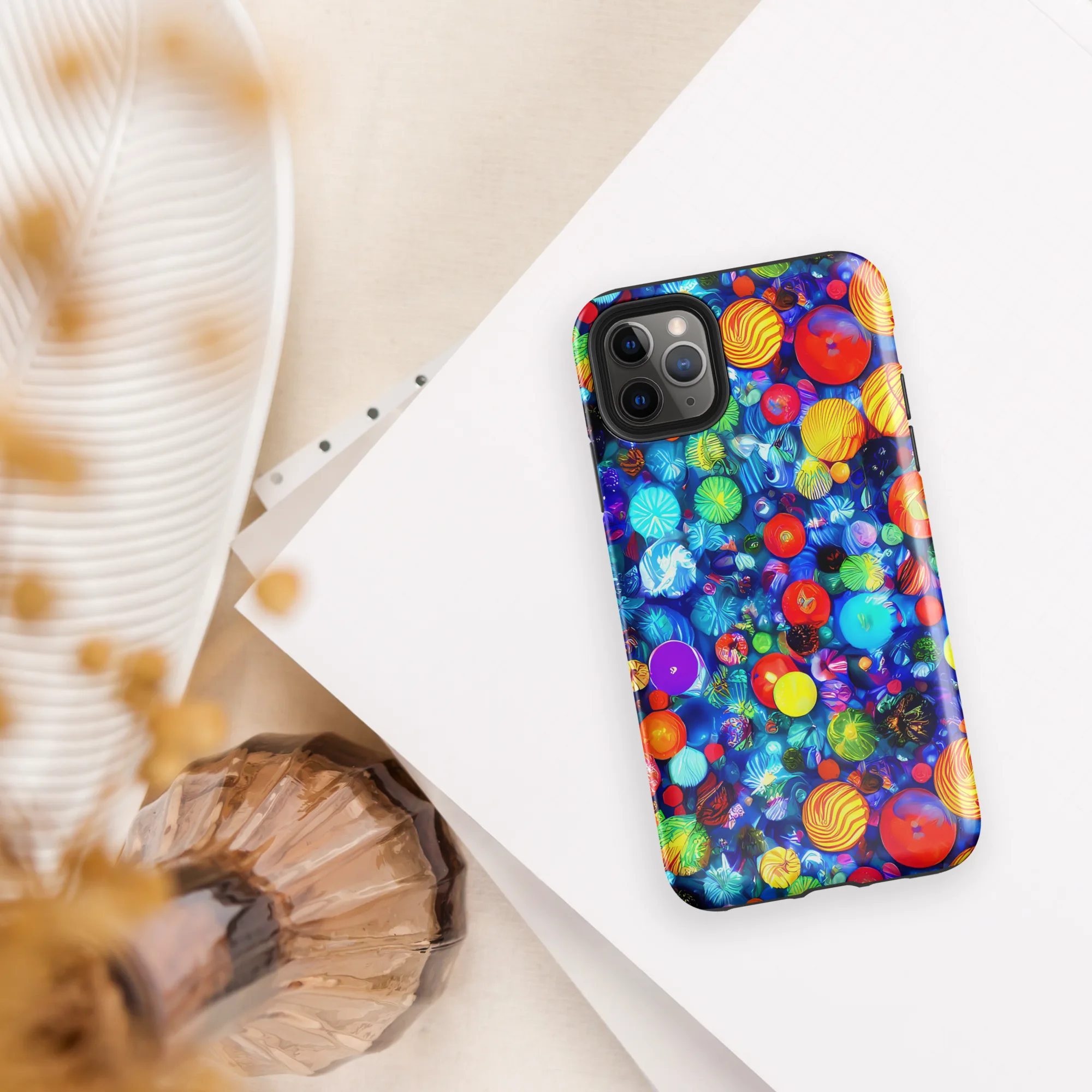 Chroma Dazzle on Tough Case for iPhone® — Front