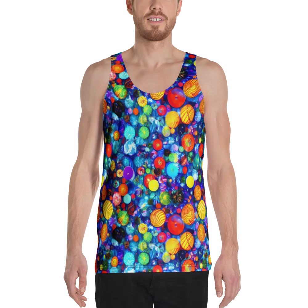 Chroma Dazzle on Men's Tank Top — Front