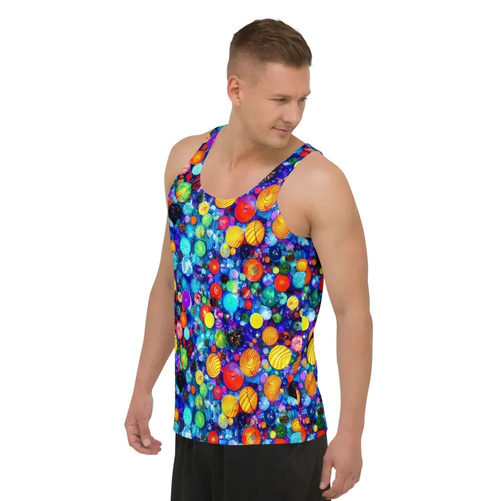 Chroma Dazzle on Men's Tank Top — Left Front