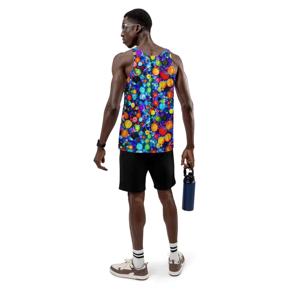 Chroma Dazzle on Men's Tank Top — Back