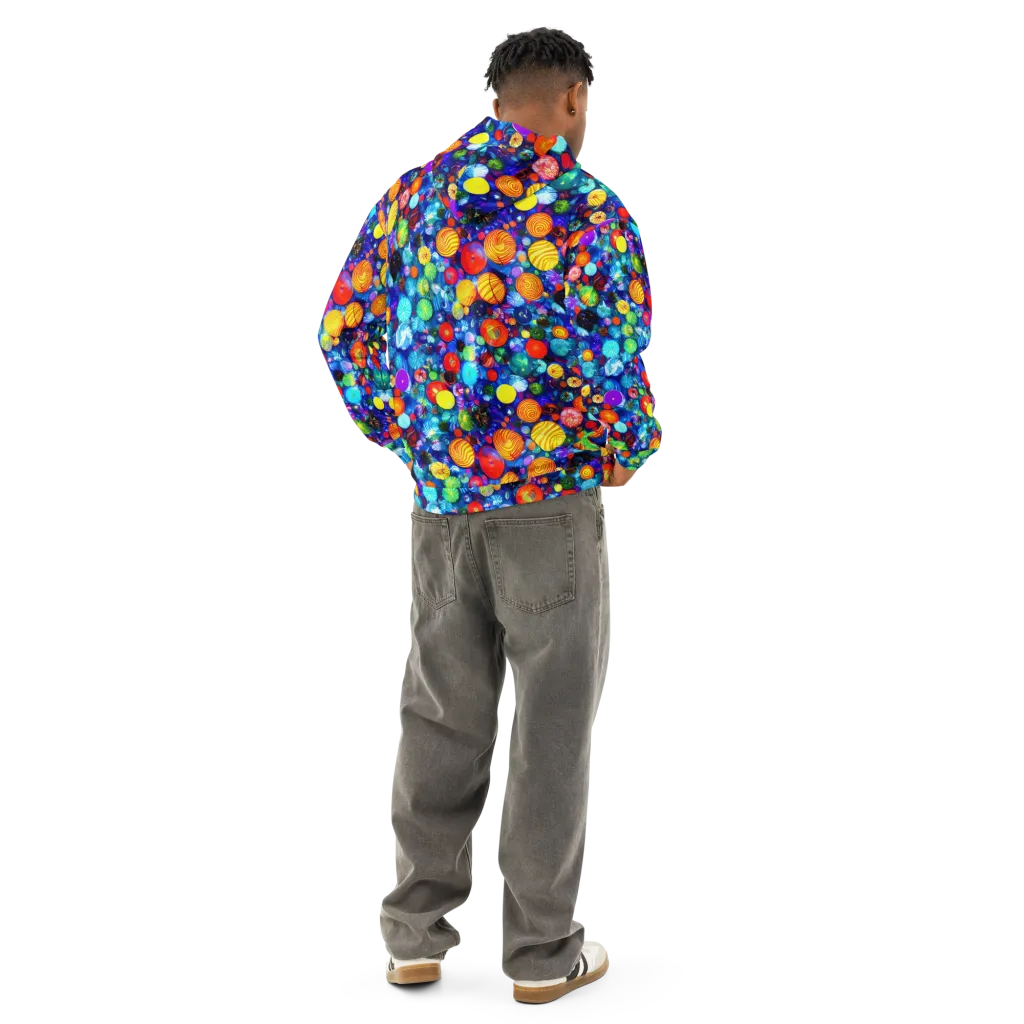 Chroma Dazzle on Cotton Hoodie — Back