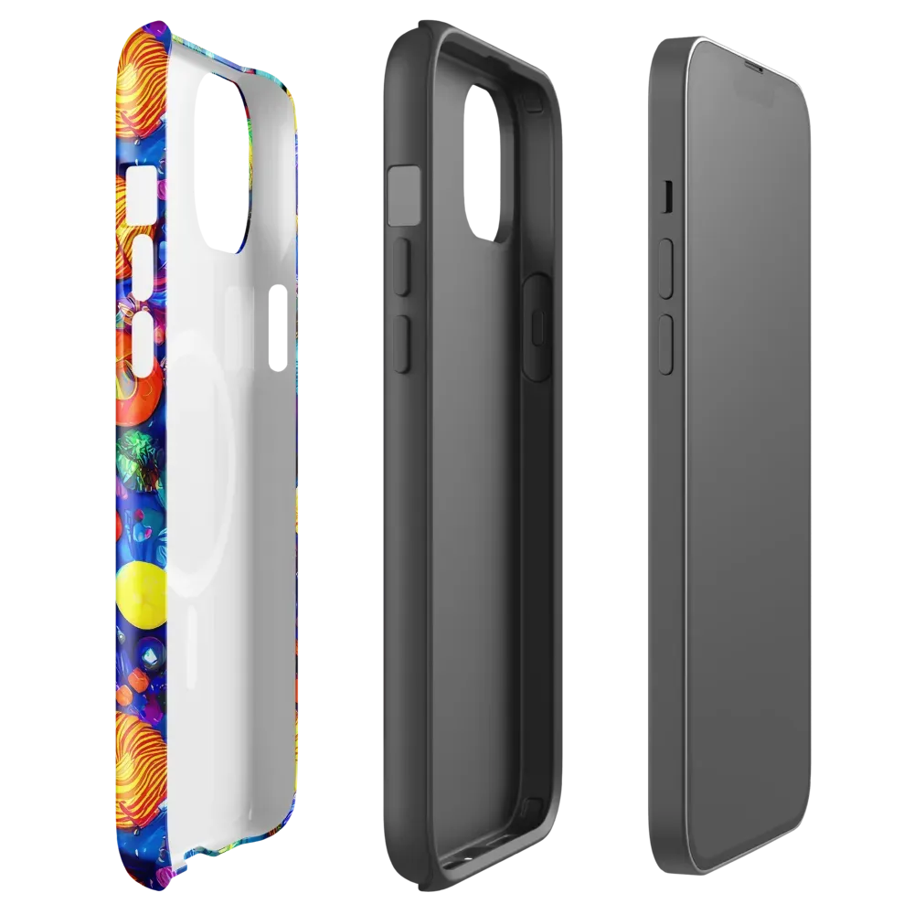 Chroma Dazzle on MagSafe Tough Case for iPhone® — Front