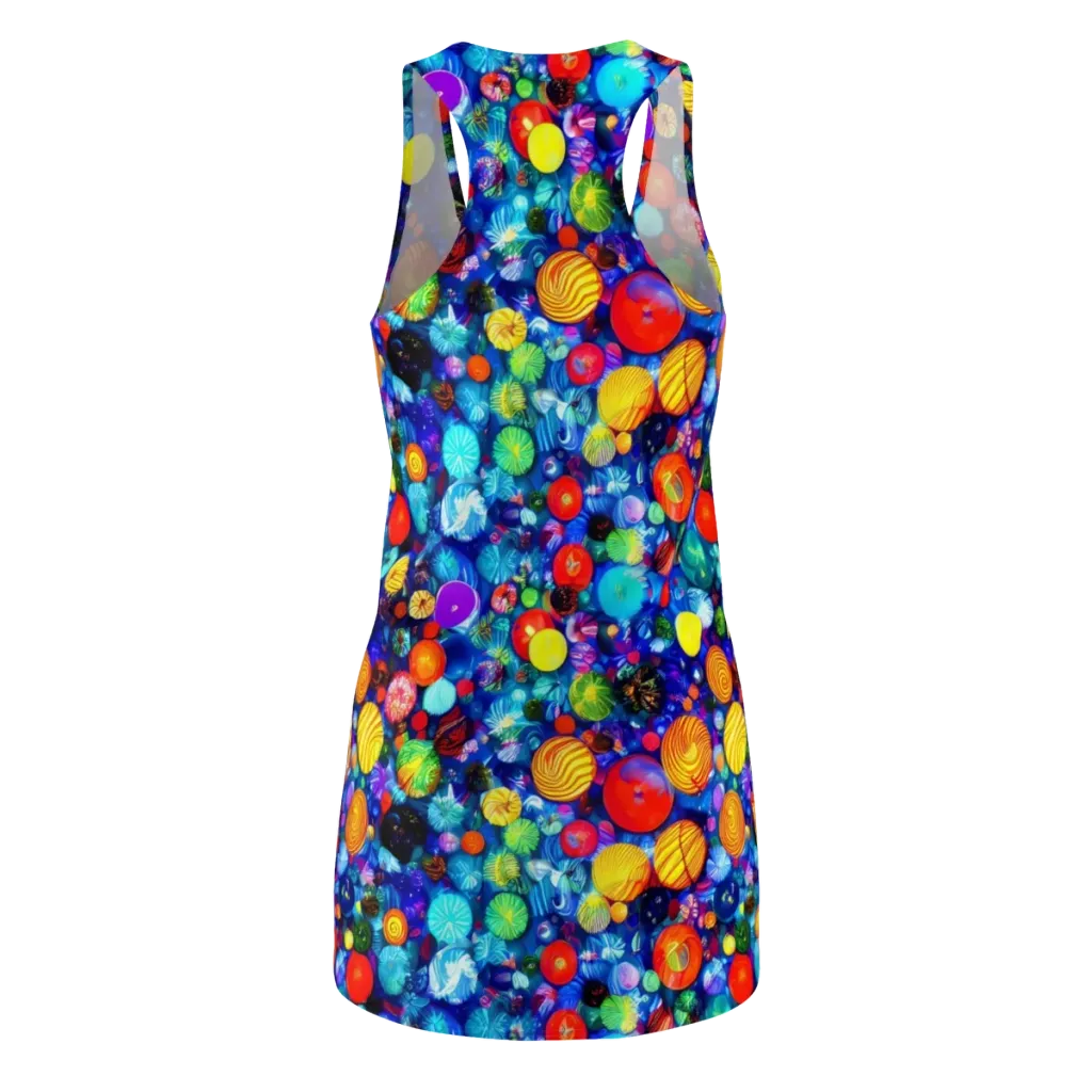 Chroma Dazzle on Racerback Dress — Back
