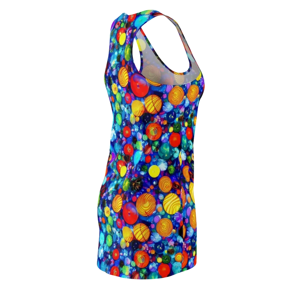 Chroma Dazzle on Racerback Dress — Back Side