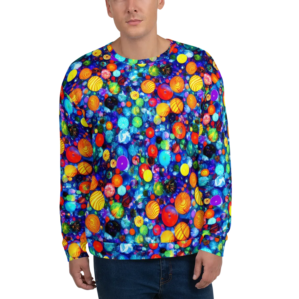 Chroma Dazzle on Sweatshirt — Front