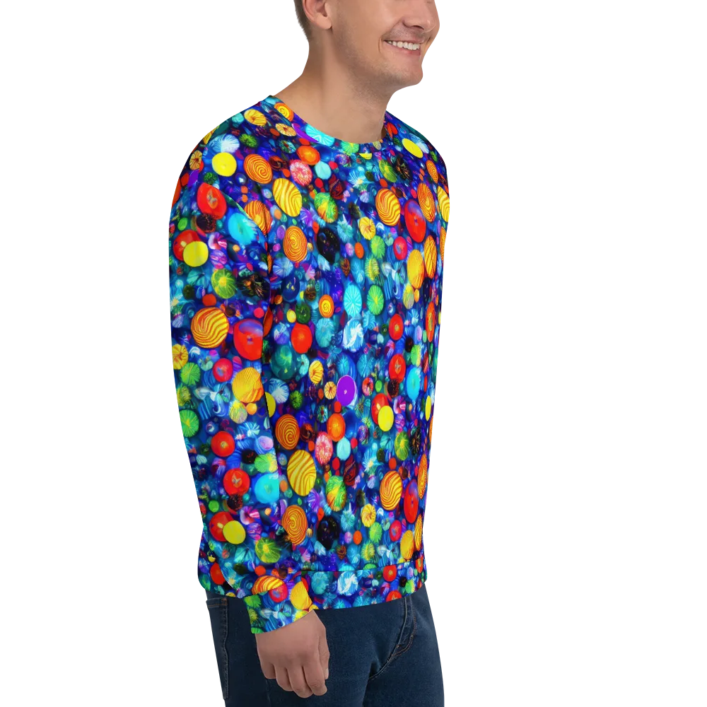 Chroma Dazzle on Sweatshirt — Right Front