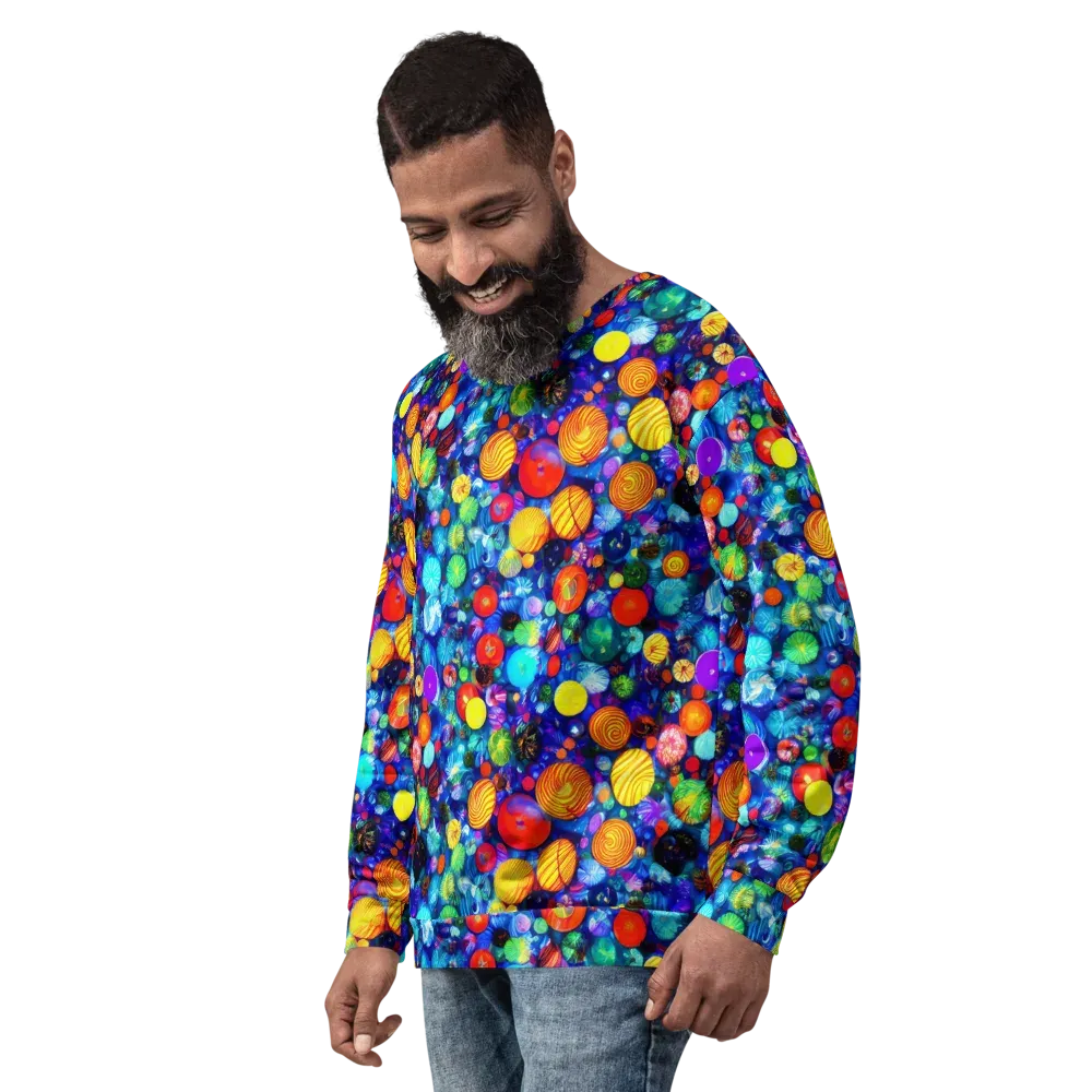 Chroma Dazzle on Sweatshirt — Left Front
