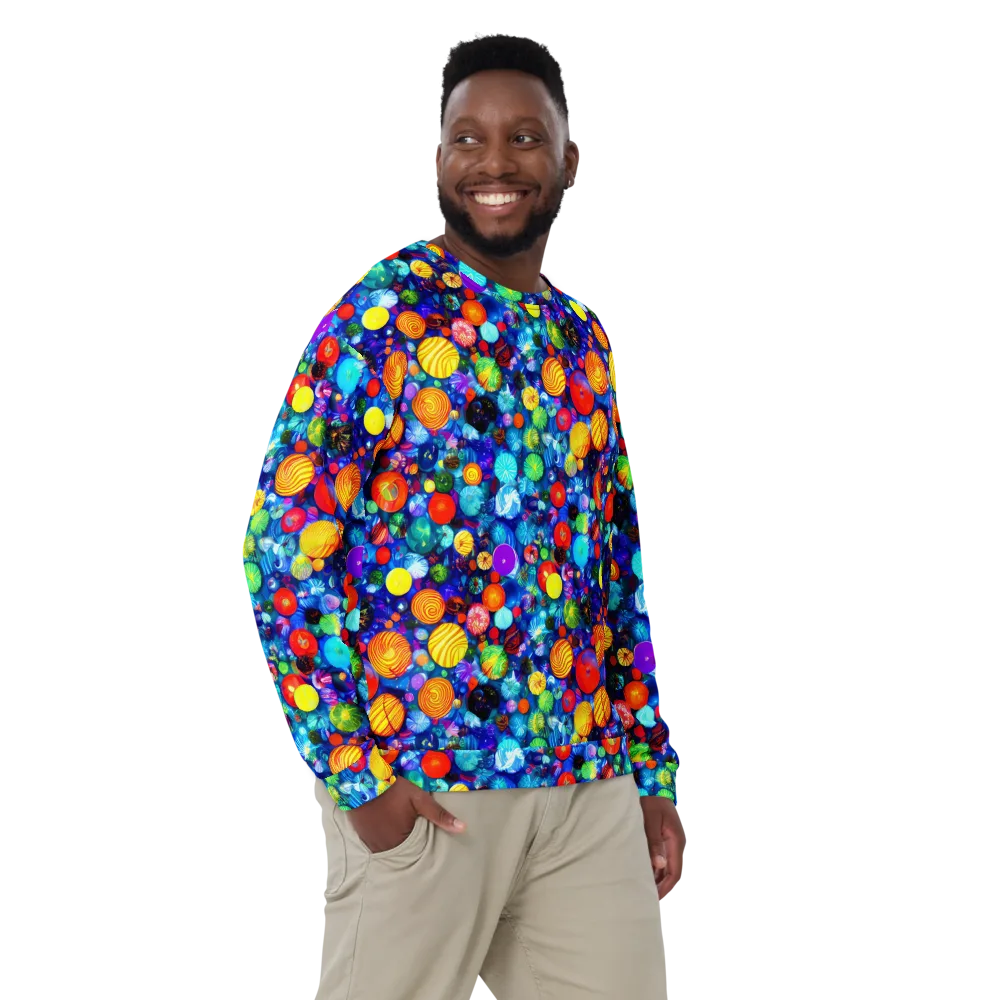 Chroma Dazzle on Sweatshirt — Front