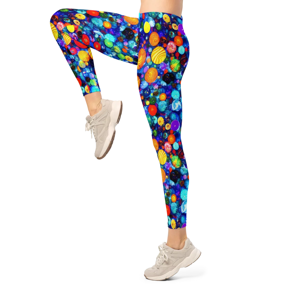 Chroma Dazzle on Leggings — Left