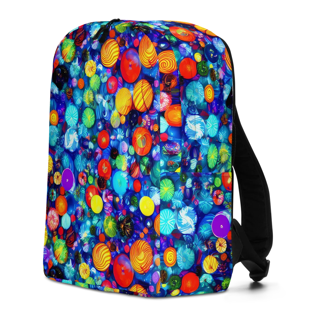 Chroma Dazzle on Minimalist Backpack — Left