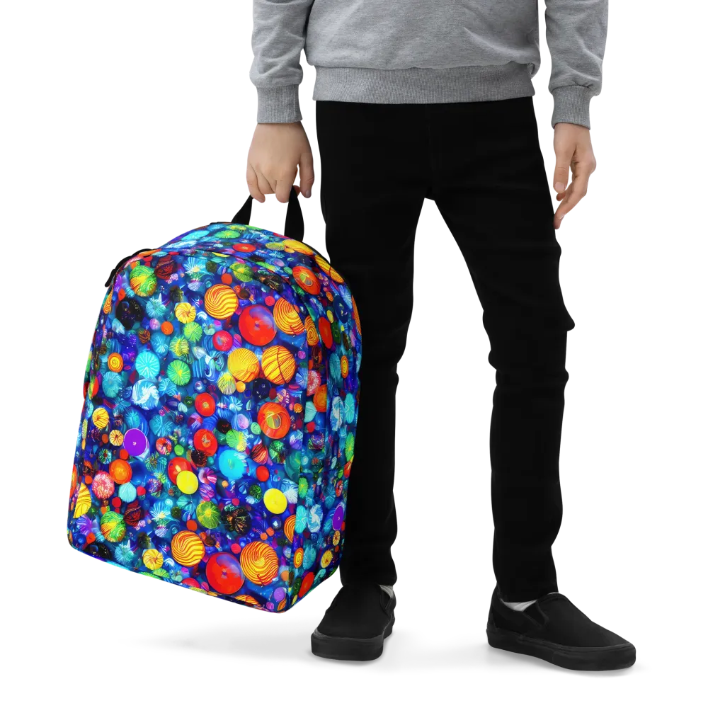 Chroma Dazzle on Minimalist Backpack — Zoomed-in