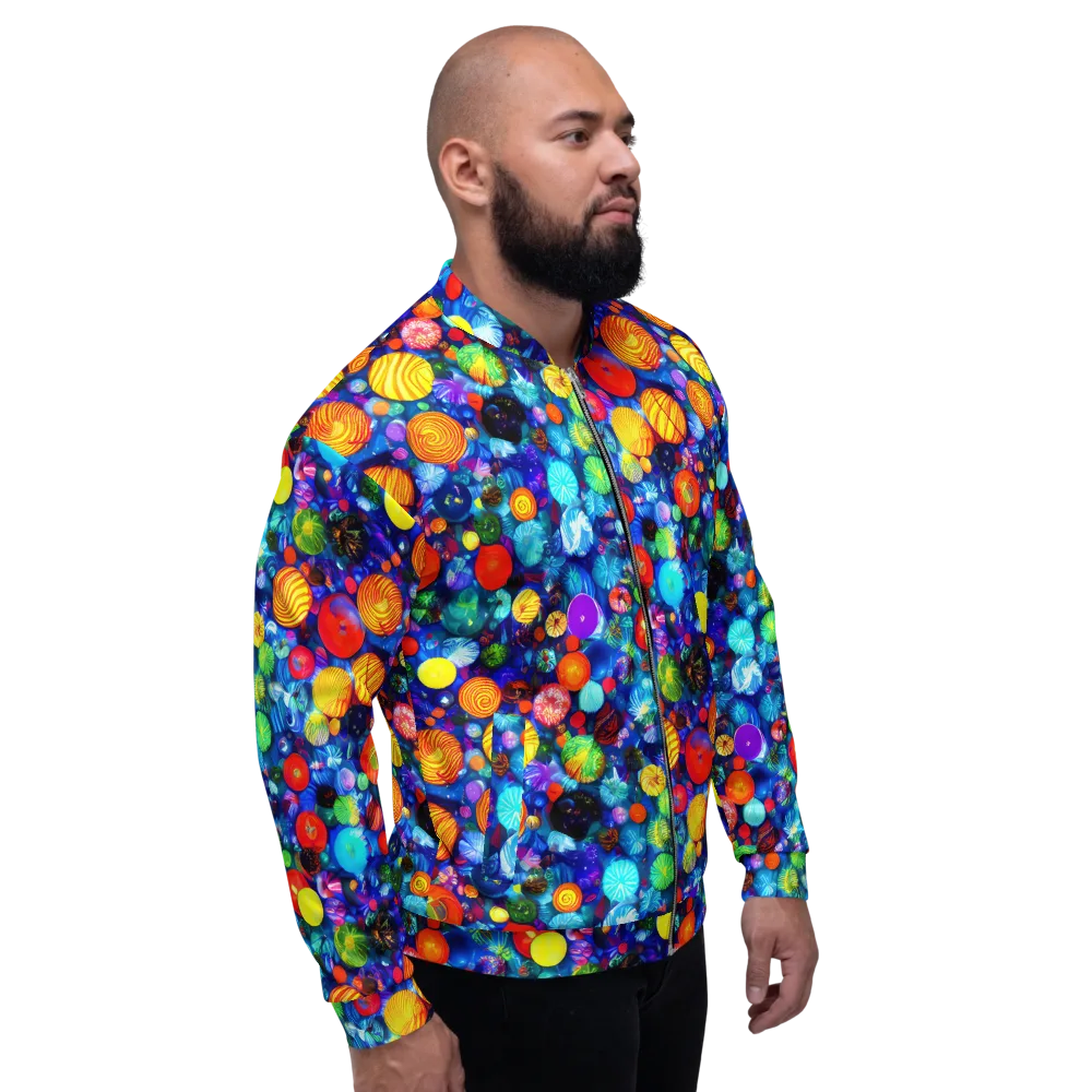 Chroma Dazzle on Bomber Jacket — Right