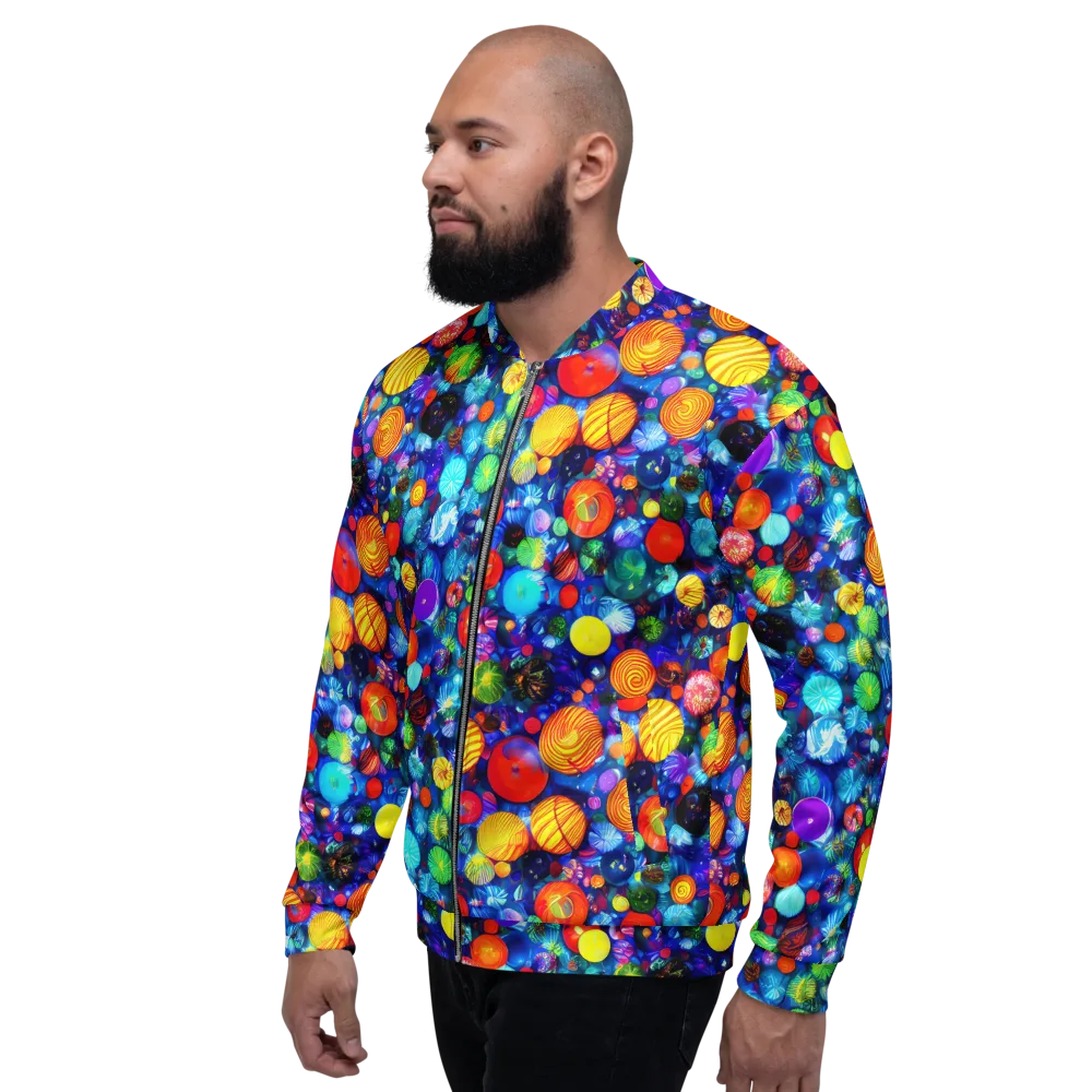 Chroma Dazzle on Bomber Jacket — Left