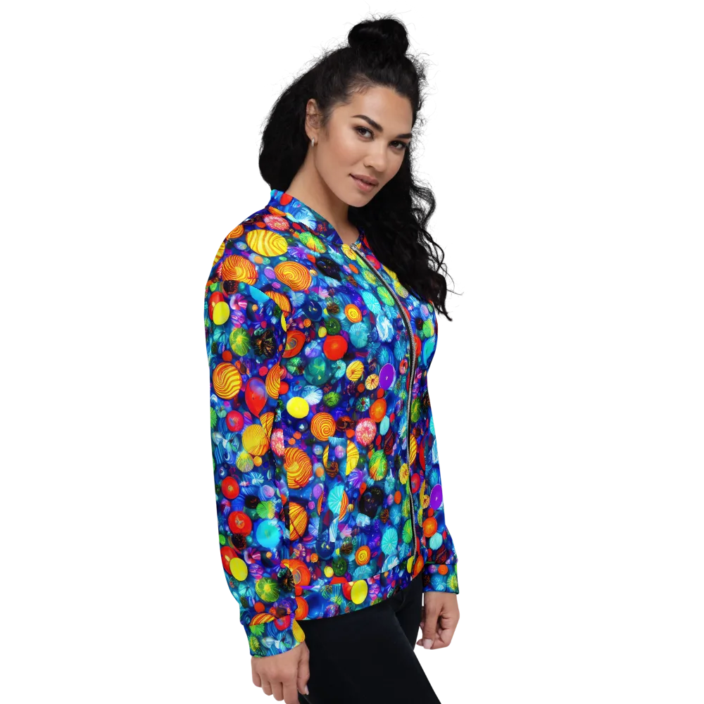 Chroma Dazzle on Bomber Jacket — Right