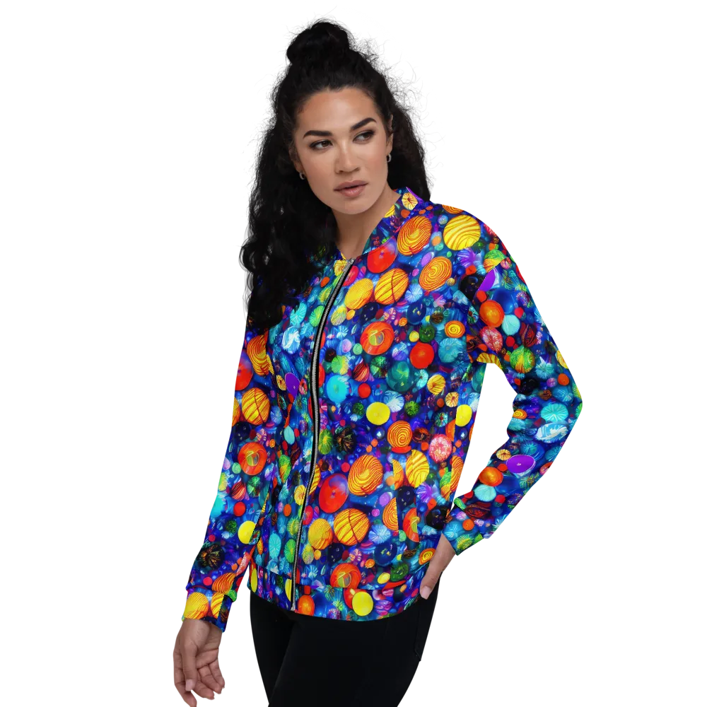 Chroma Dazzle on Bomber Jacket — Left