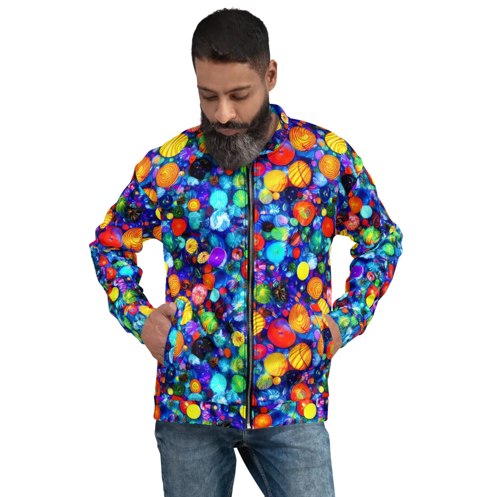 Chroma Dazzle on Bomber Jacket — Front