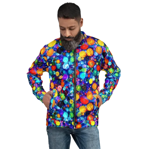 Chroma Dazzle on a Bomber Jacket