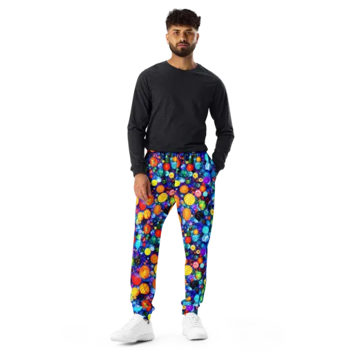 Chroma Dazzle on a Men's Joggers