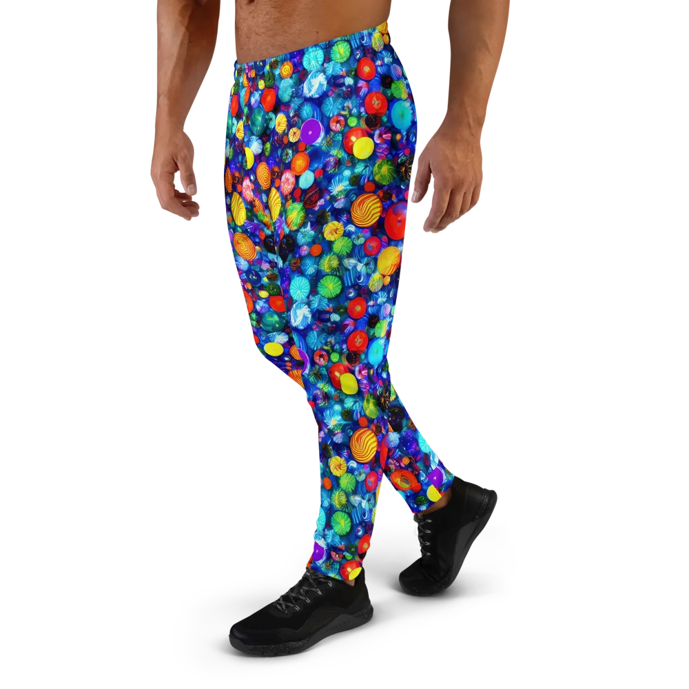 Chroma Dazzle on Men's Joggers — Left