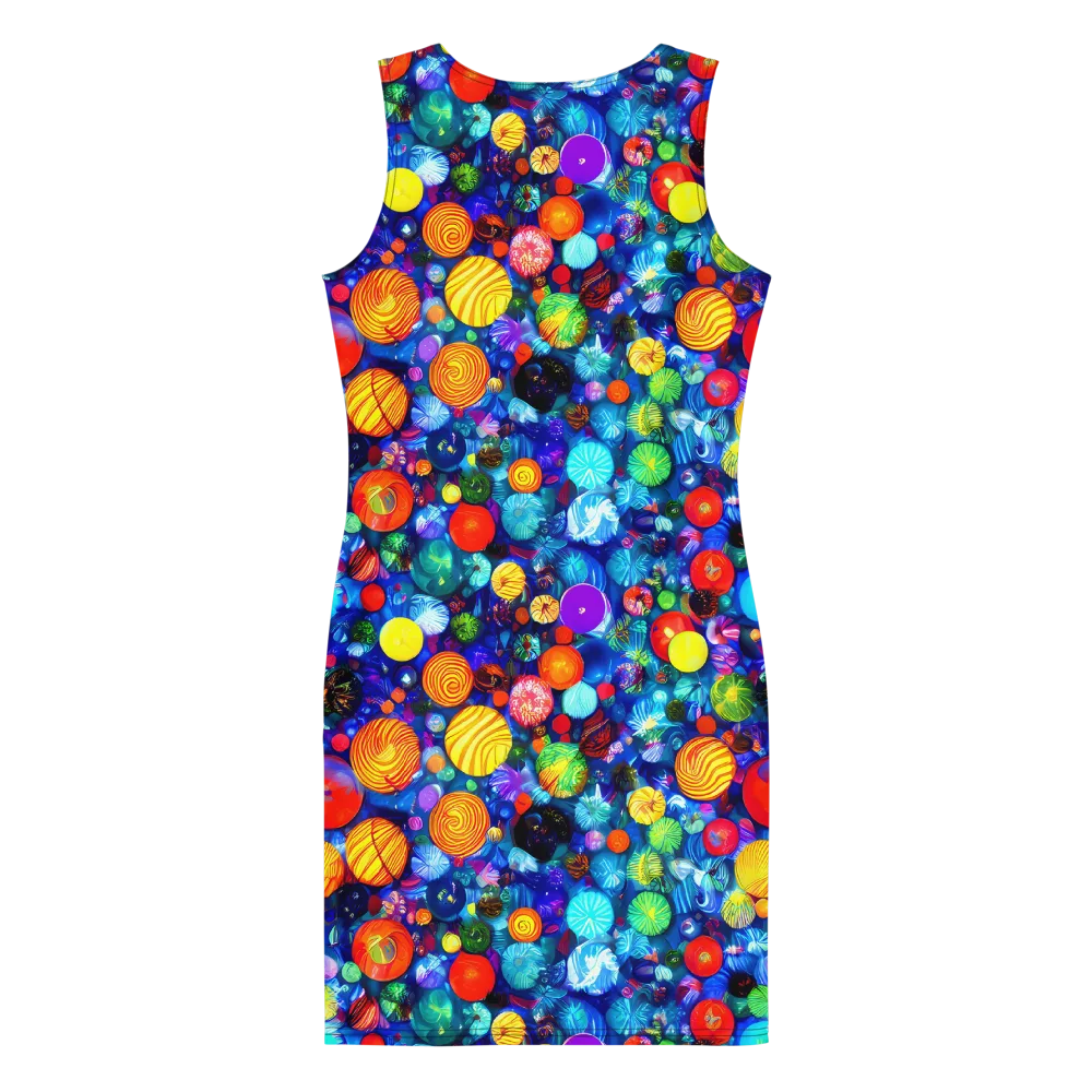 Chroma Dazzle on Bodycon Dress — Back