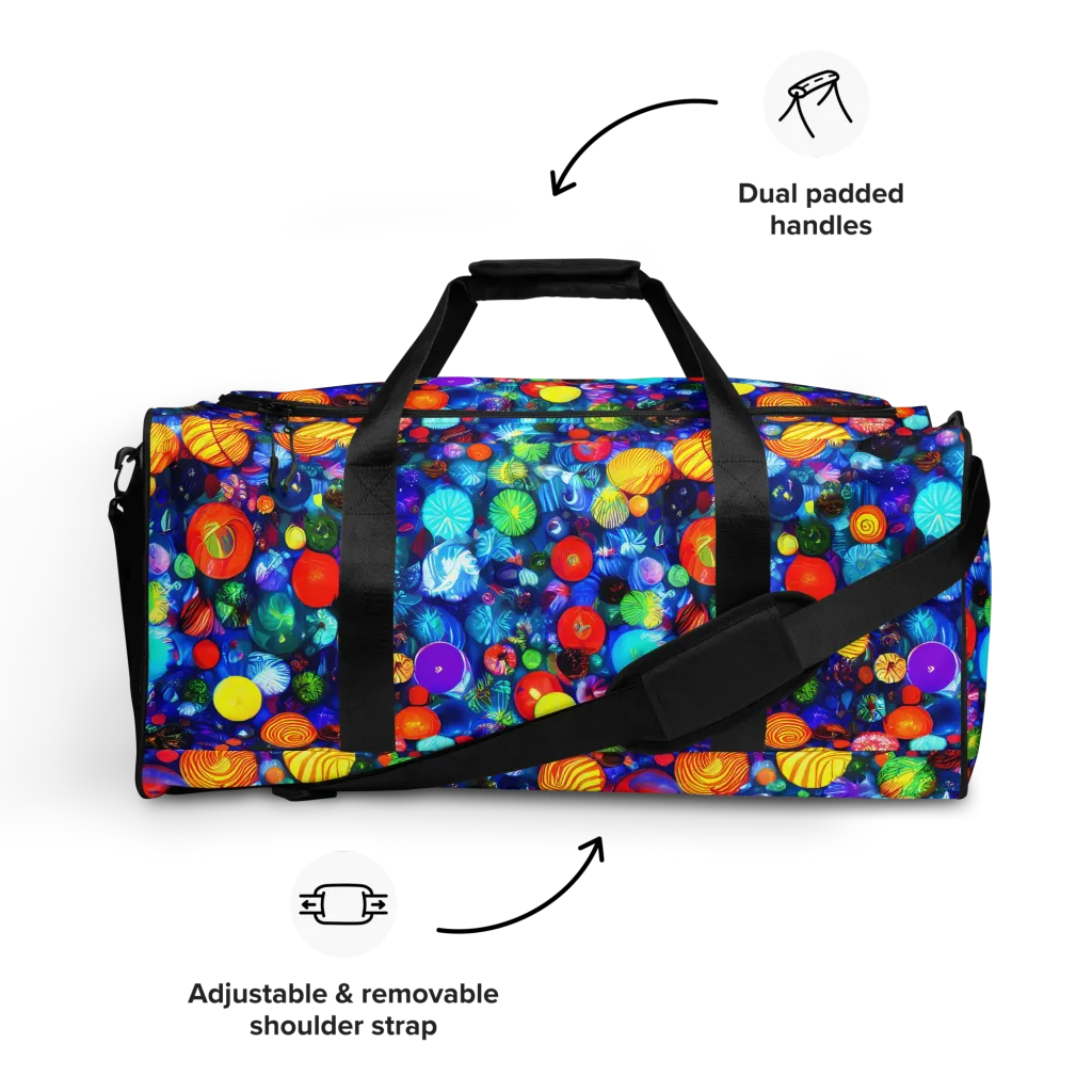 Chroma Dazzle on Duffle Bag — Front