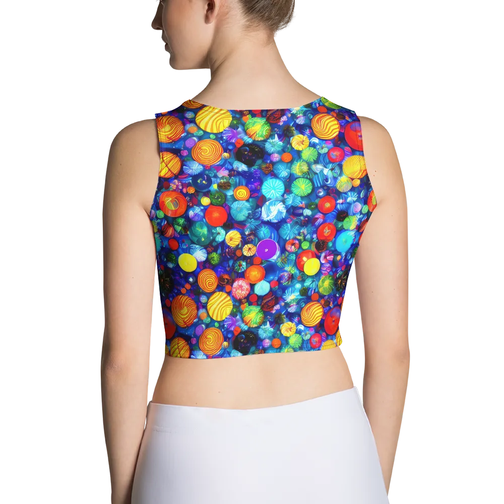 Chroma Dazzle on Crop Top — Back