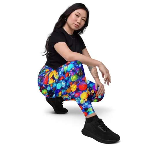 Chroma Dazzle on a Leggings with Pockets