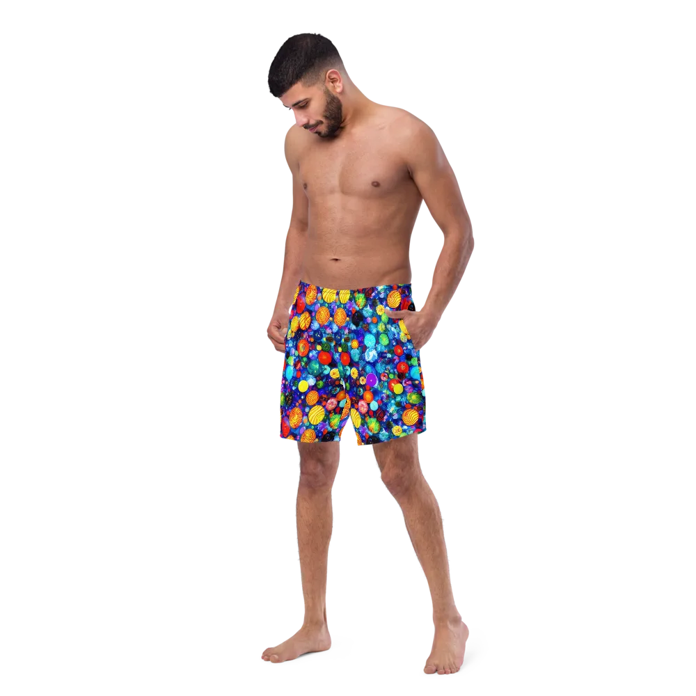 Chroma Dazzle on Swim Trunks — Left Front