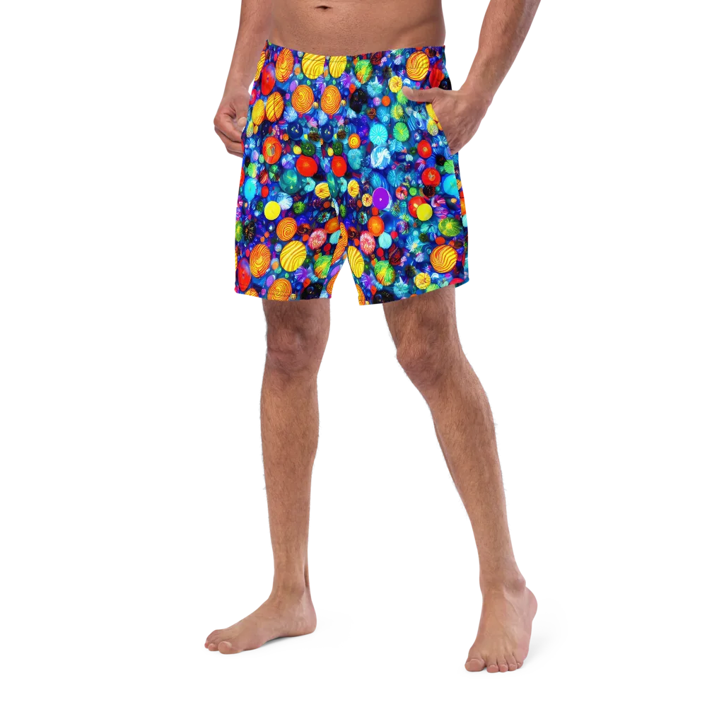 Chroma Dazzle on Swim Trunks — Left Front