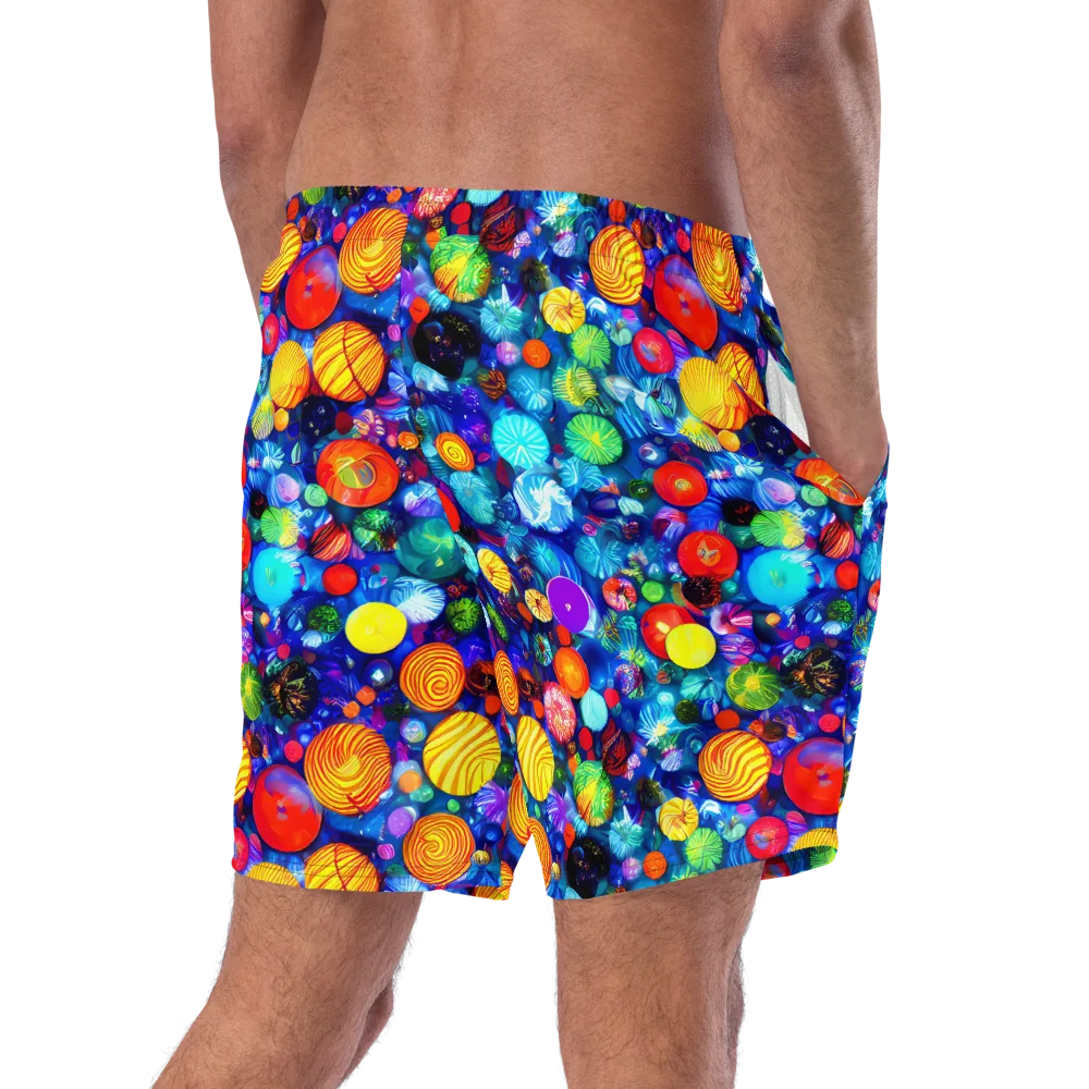 Chroma Dazzle on Swim Trunks — Right Back