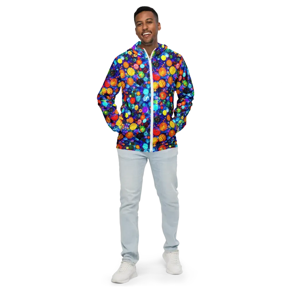 Chroma Dazzle on Men's Windbreaker — Front