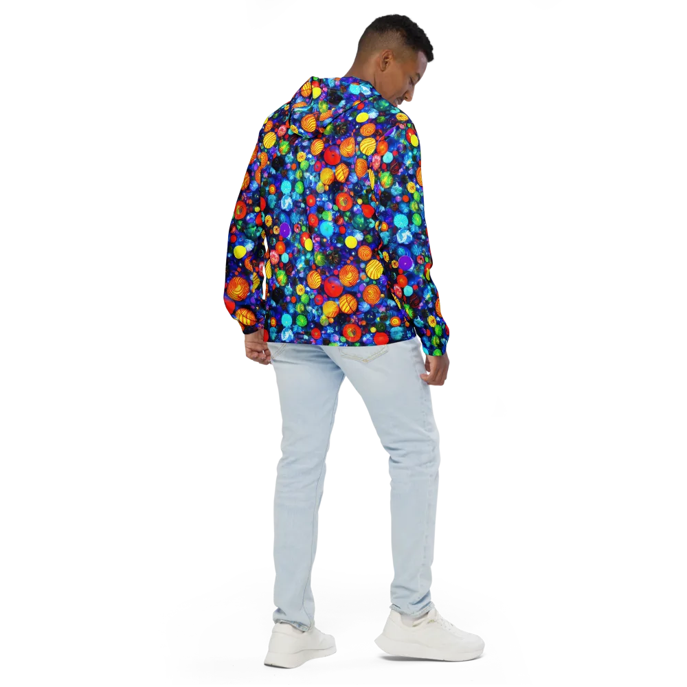 Chroma Dazzle on Men's Windbreaker — Back
