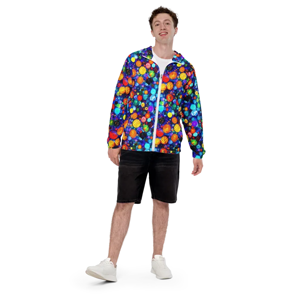Chroma Dazzle on Men's Windbreaker — Front