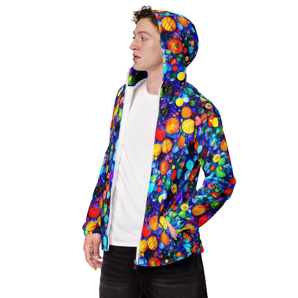 Chroma Dazzle on Men's Windbreaker — Left Front