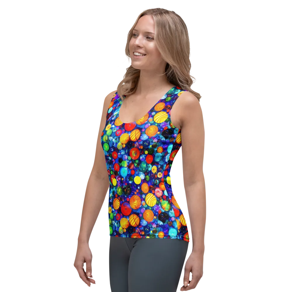 Chroma Dazzle on Women's Tank Top — Left Front