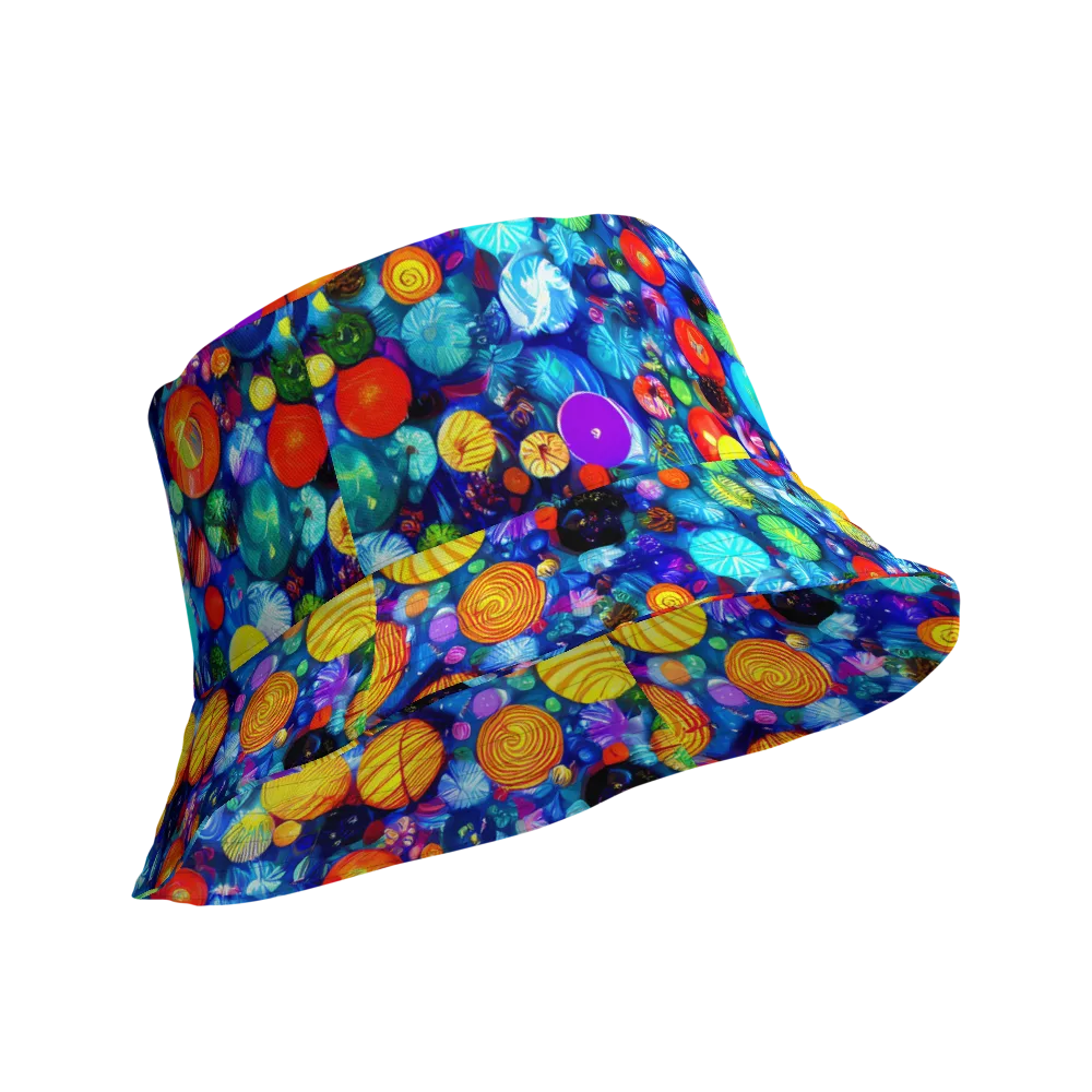 Chroma Dazzle on Reversible Bucket Hat — Product details Outside