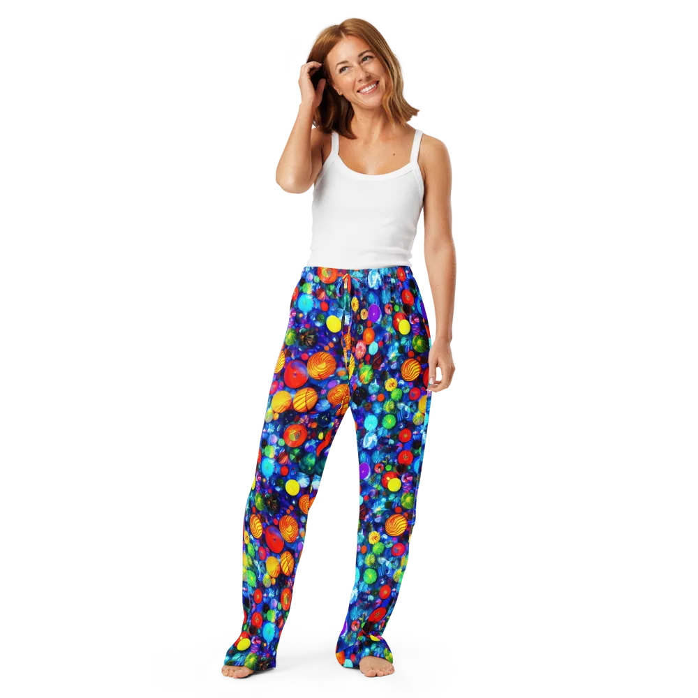 Chroma Dazzle on Women's Pajama Pants — Front