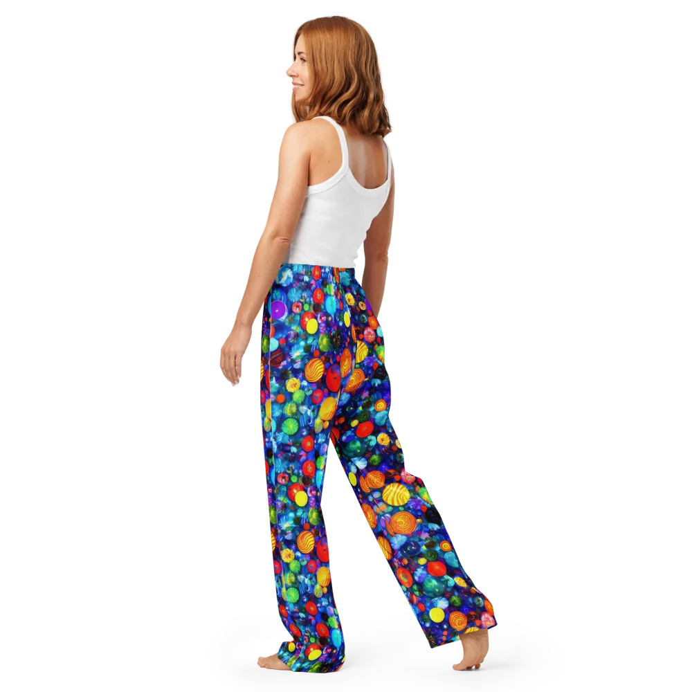 Chroma Dazzle on Women's Pajama Pants — Back
