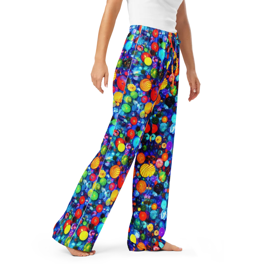 Chroma Dazzle on Women's Pajama Pants — Right Front