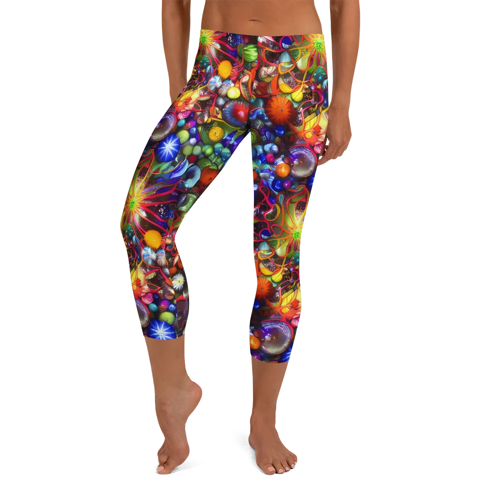 Euphoric Sphere on Capri Leggings — Front