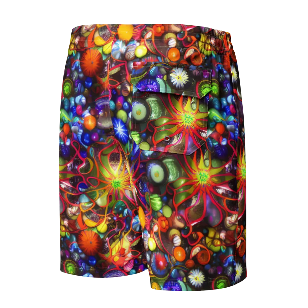 Euphoric Sphere on Men's Board Shorts — Back