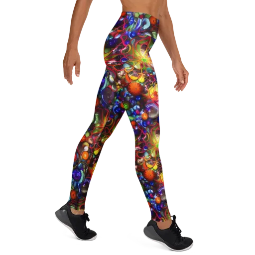 Euphoric Sphere on a Yoga Leggings