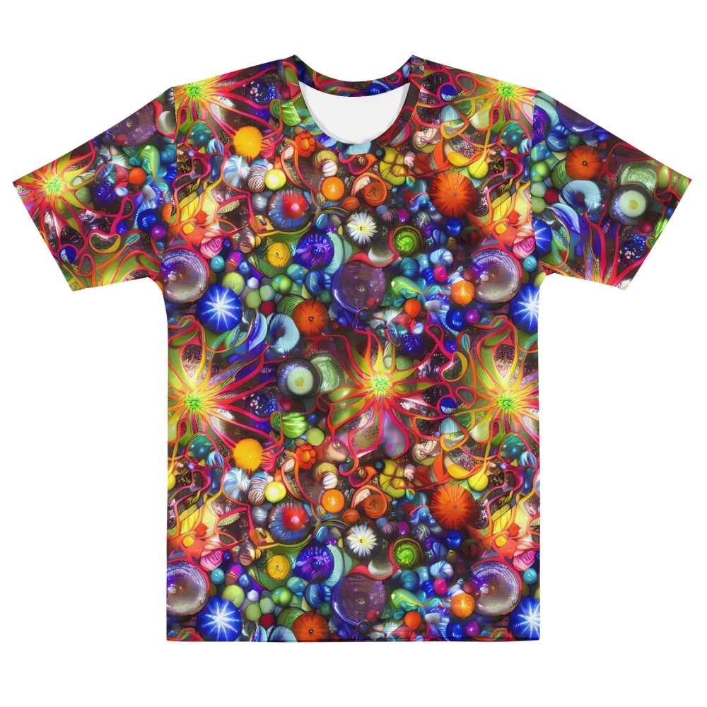 Euphoric Sphere on Men's Cotton Crew Neck T-Shirt — Front