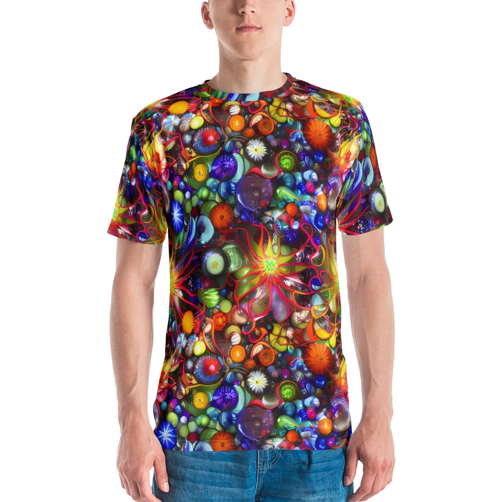 Euphoric Sphere on Men's Crew Neck T-Shirt — Front