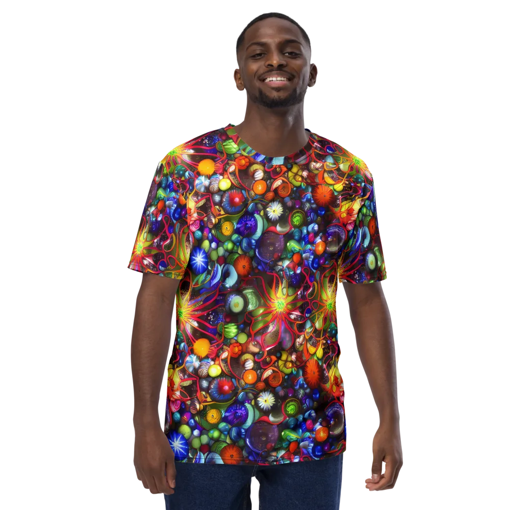 Euphoric Sphere on Men's Crew Neck T-Shirt — Front
