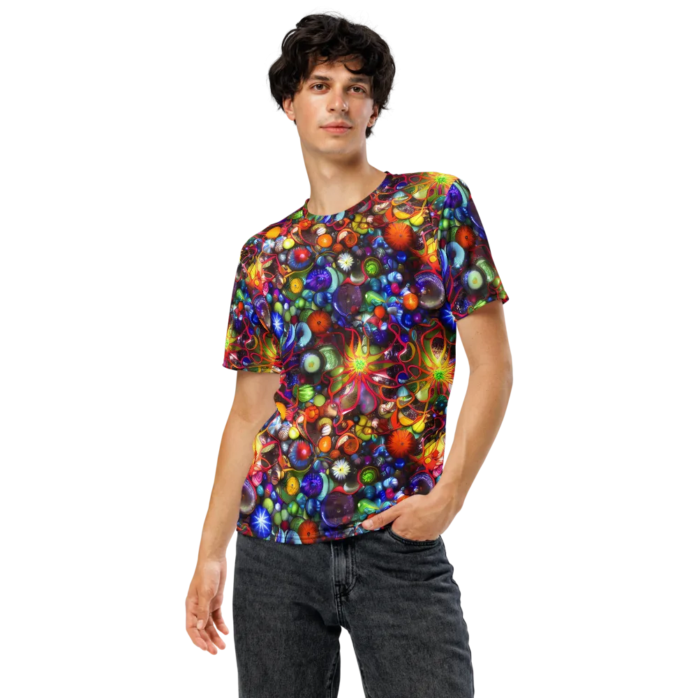 Euphoric Sphere on Men's Crew Neck T-Shirt — Front