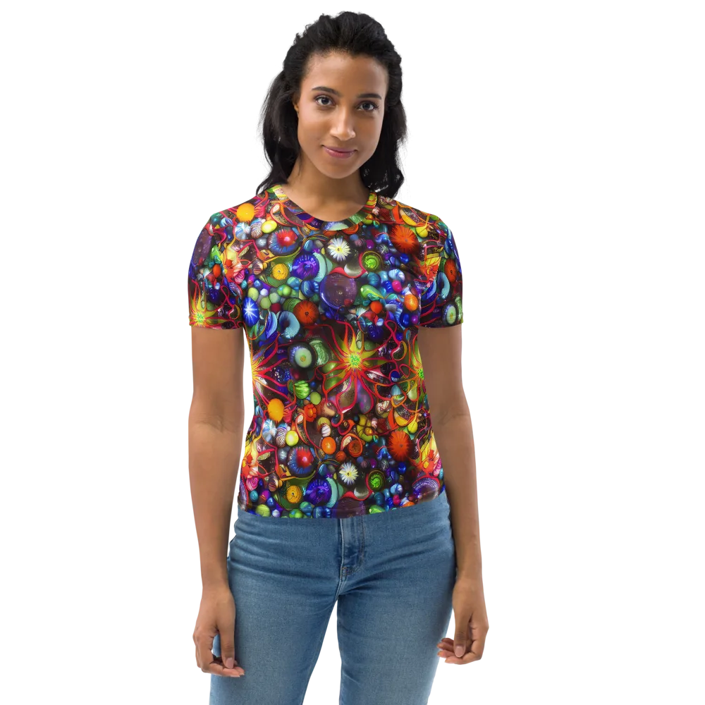 Euphoric Sphere on Women's Crew Neck T-Shirt — Front