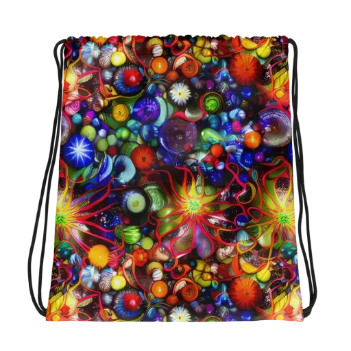 Euphoric Sphere on a Drawstring Bag